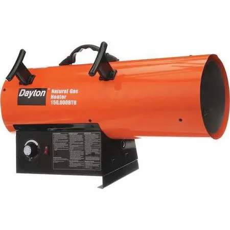 Dayton Dayton 3VE56 150000 BtuH Natural Gas Torpedo Heater — product photo