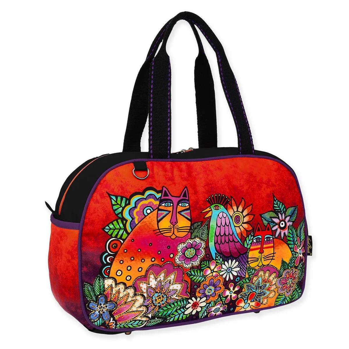Sun 'N' Sand Sun 'N' Sand Laurel Burch Chant D'Oiseau Stuffed Duffel Bag 21" x 6.5" x 15 — product photo