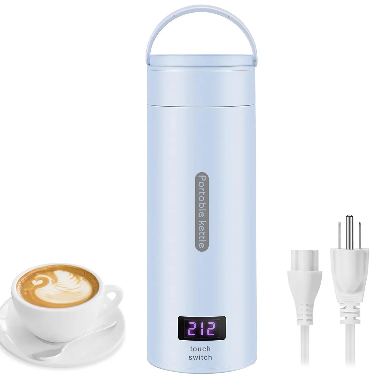 GearRoot VES1960 13 oz Blue Travel Electric Kettle — product photo
