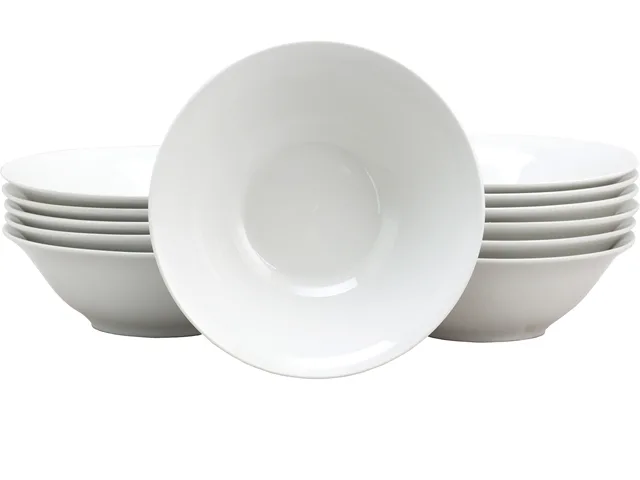 Gibson Overseas Gibson Overseas 108047.01 7 in Ceramic Serveware Bowl 12 Pieces White — product photo
