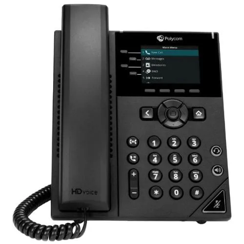 POLYCOM POLYCOM 2200-48830-025 VVX 350 6-line IP phone — product photo