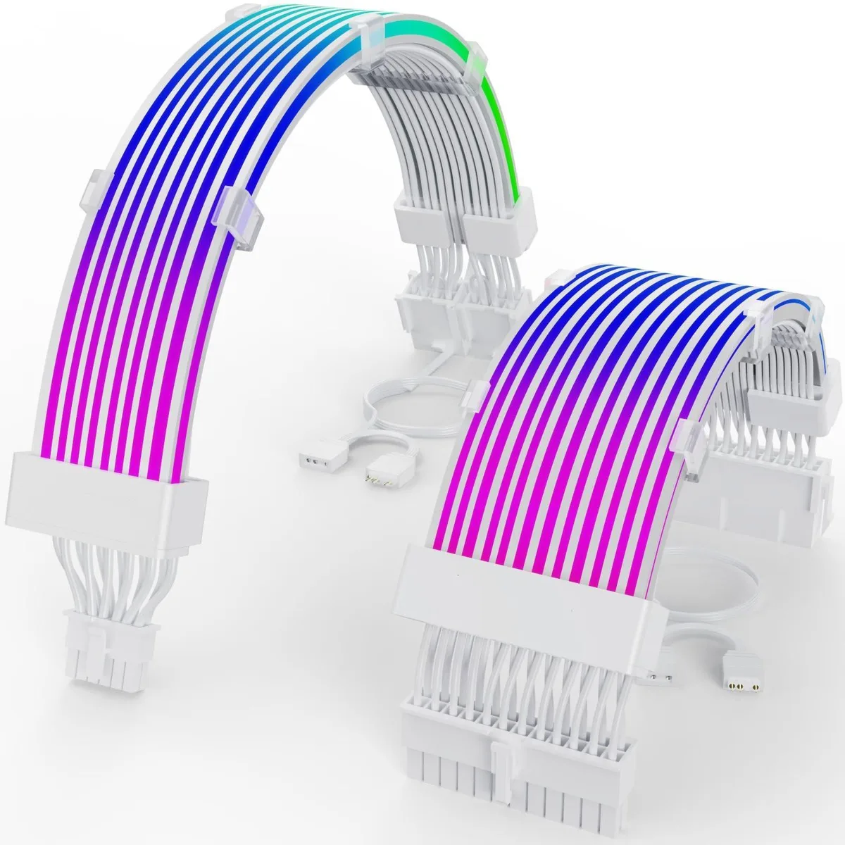 Vszerda Vszerda RGB 12VHPWR Cable Set with 24Pin ATX and 16 Pin to 2×8 Pin GPU — product photo