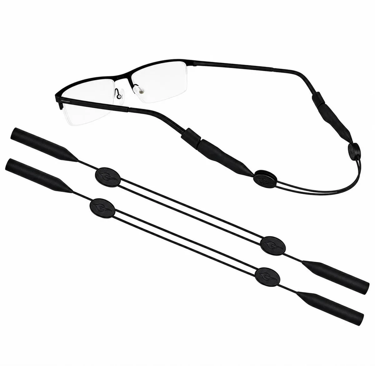 The Perfect Part The Perfect Part sunglass strap adjustable 9.06-13.78in black silicone 2-pack — product photo