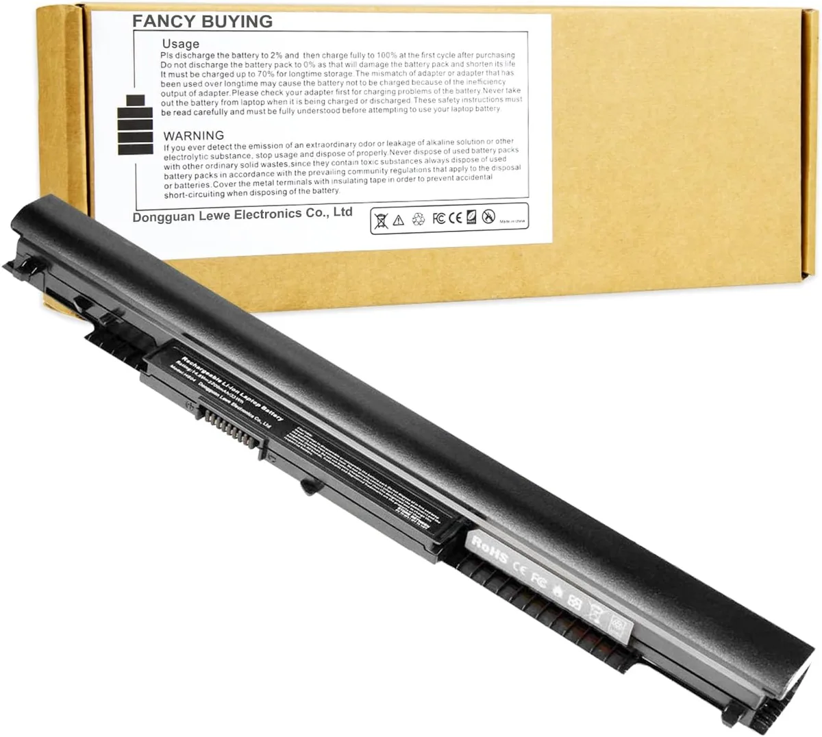 TAURKENAM TAURKENAM 14.8V 4-cell laptop battery HS03 HS04 HSTNN-LB6U — product photo