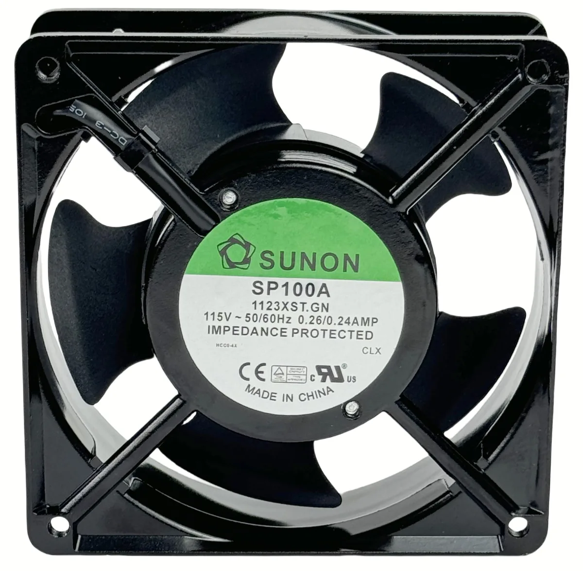 Vszerda Vszerda SP100A-1123XST.GN 115V AC 120x120x38mm case fan 1800 RPM 50 dB 2-Pin — product photo