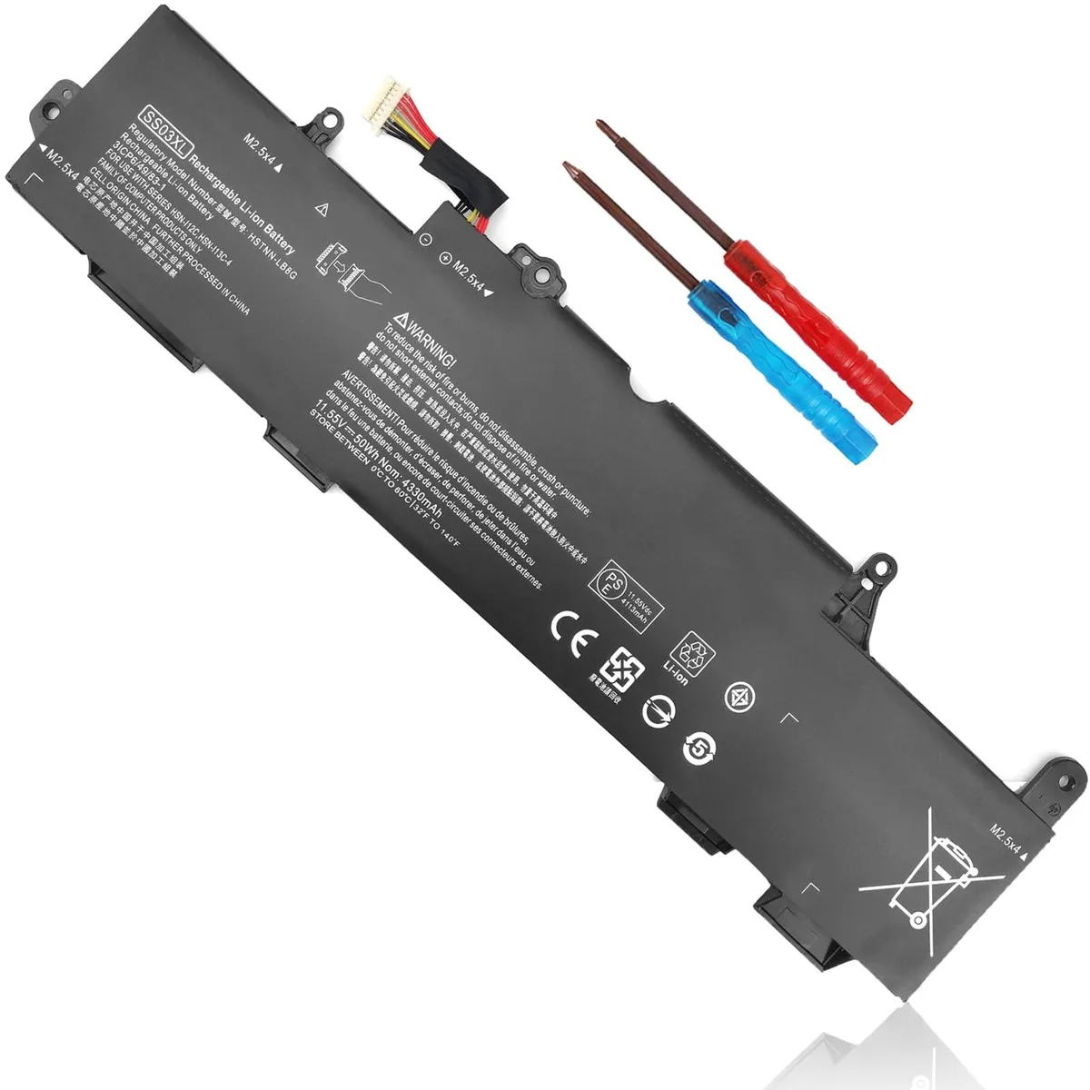 Emanjor SS03XL 50Wh 11.55V 3-cell laptop battery — product photo