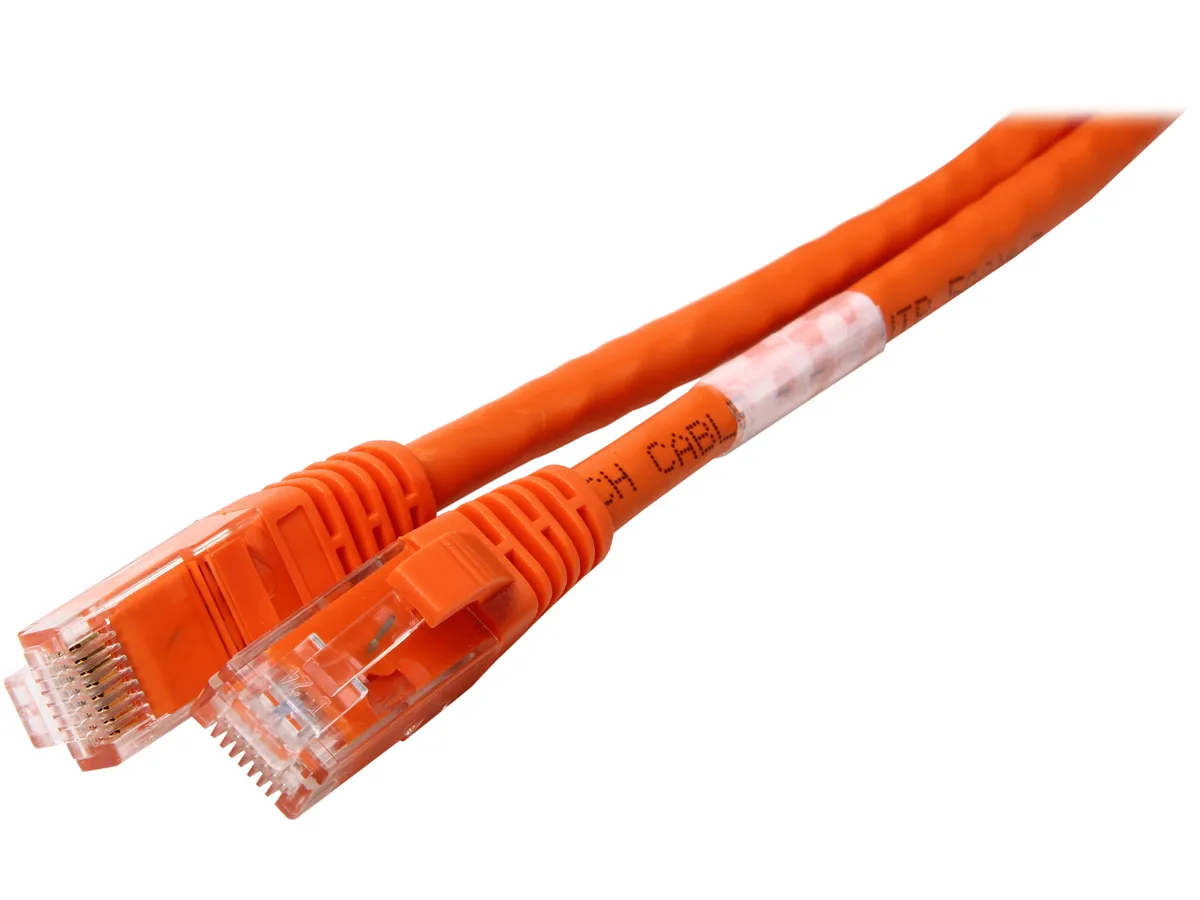 Cables To Go Cables To Go 27811 Cat6 network ethernet cable 3 ft orange — product photo