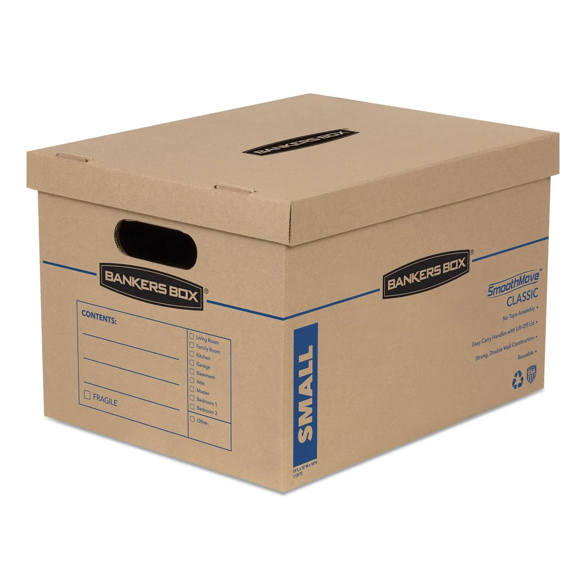 FELLOWES FELLOWES 7714210 File Boxes White/Blue 20 Carton — product photo