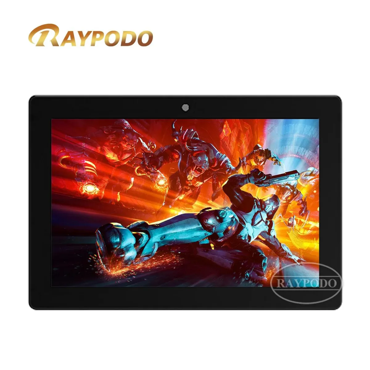 RAYPODO RAYPODO 10.1" RK3566 2GB+16GB Android 11 Black commercial display — product photo