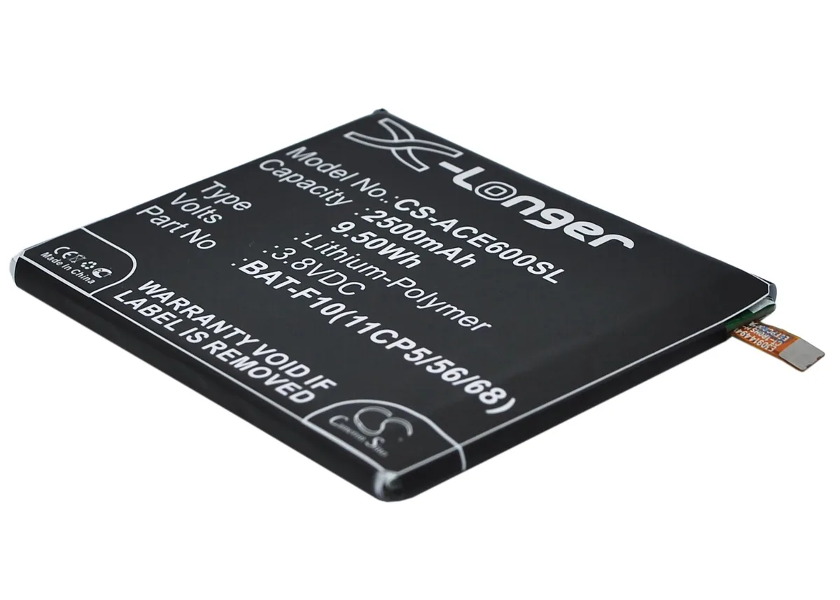 Cameron &amp; Co Cameron &amp; Co DS-CS-ACE600SL cell phone battery 3.8V 2500mAh — product photo