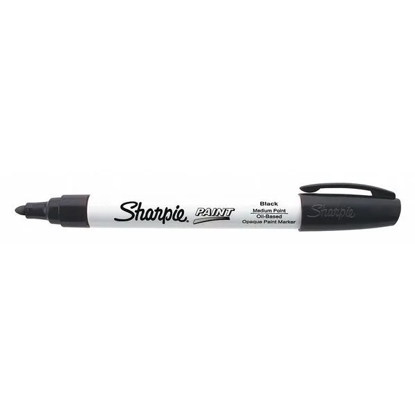Sharpie 35549 black permanent paint marker medium point