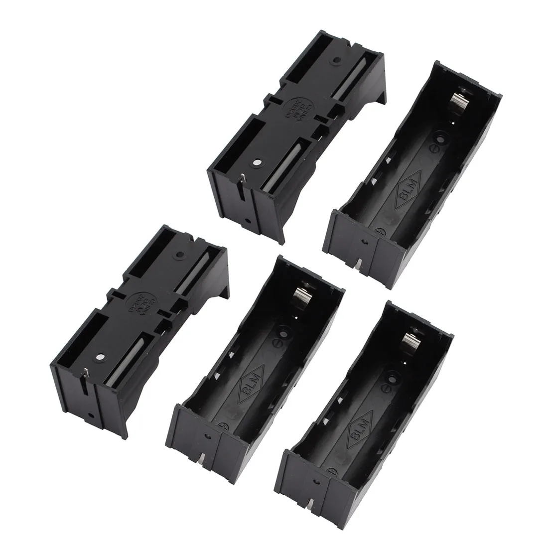 Unique-Bargains Unique-Bargains 5pcs BLM 26650 Battery Holder Case Black — product photo