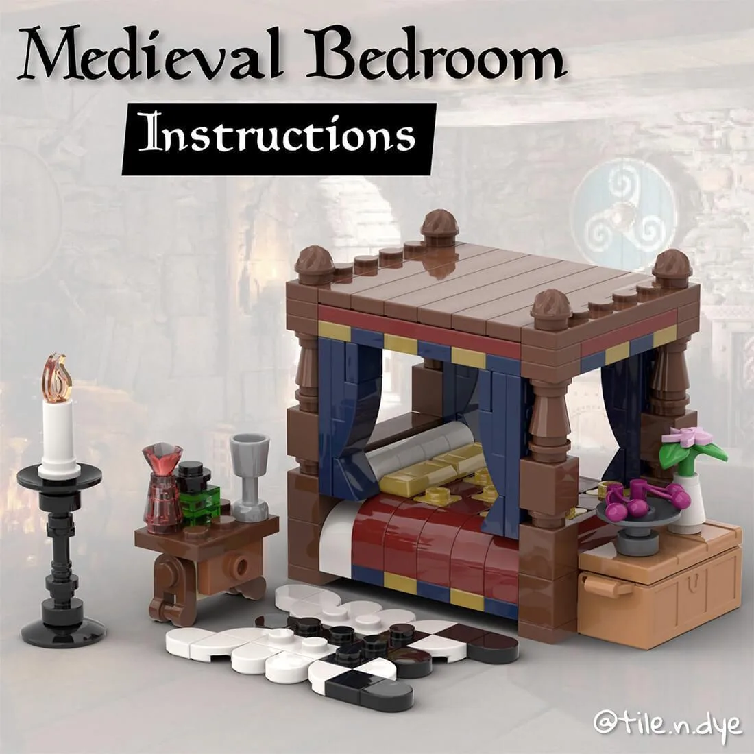ZITIANYOUBUILD ZITIANYOUBUILD MOC-119624 Medieval Bedroom 206 Parts — product photo