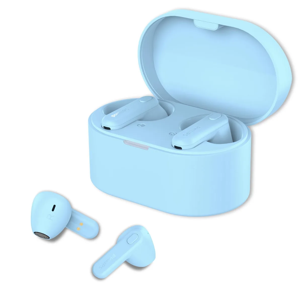 Philips Philips True Wireless Earbuds Bluetooth 5.3 13mm Drivers 15h Playtime IPX4 2 in 1 accessory — product photo