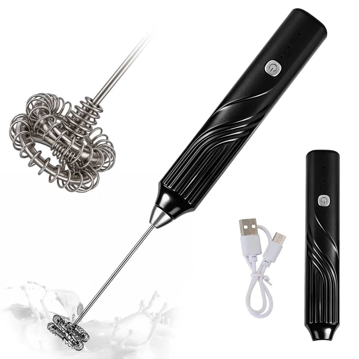  Brentwood IMR14500-300mAh handheld milk frother 96g 1200mAh — product photo