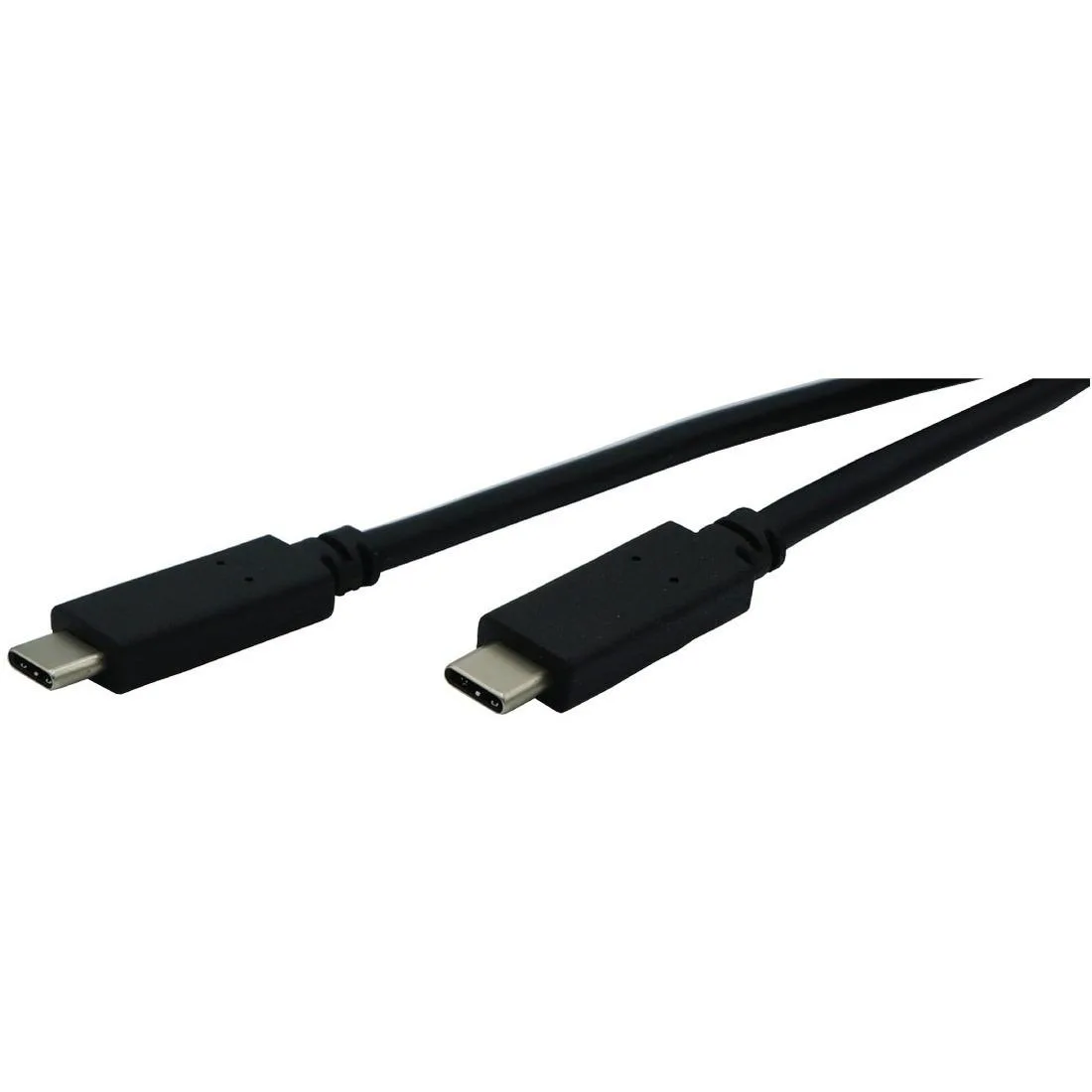 White USB-C to USB-C charging cable, one metre, male connectors both ends