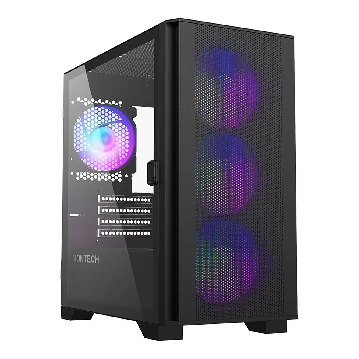 PRC PRC AMD Ryzen 5 5600X 3.7GHz RX 6400 4GB 16GB DDR4 256GB SSD Windows 10 Pro Gaming PC — product photo