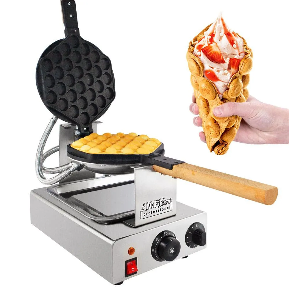 ALDKitchen ALDKitchen AP-123 Bubble Waffle Maker 110V 360° rotation — product photo