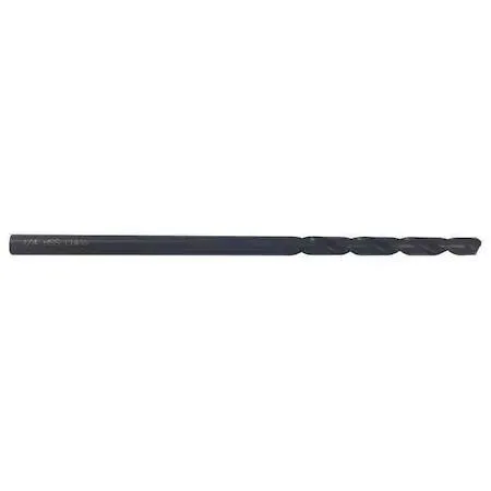 Westward Westward 5TVL3 Aircraft Extension Drill 3/8 in 12 in HSS Black Oxide 135° Split Point — product photo