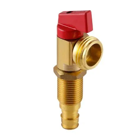 Everflow Supplies Inc. Everflow Supplies Inc. 540F Washing Machine Replacement Valve 1/2" PEX A Inlet x 3/4" MHT measurement tool — product photo