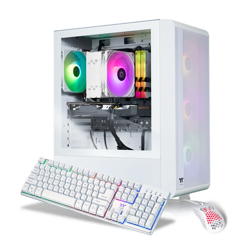 Thermaltake Thermaltake S2QT-B550-R66-LCS gaming PC Ryzen 5 5600 16GB DDR4 1TB SSD Radeon RX 6600 — product photo