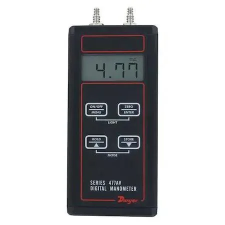 Dwyer Dwyer 477AV-4 Digital Manometer 0-10.00 psi ±.5% air — product photo