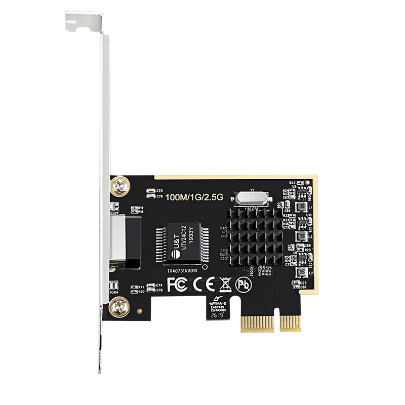Grwibeou Grwibeou 2.5Gbps PCIe Network Card 1 Port RJ45 Low Profile RTL8125-CG — product photo