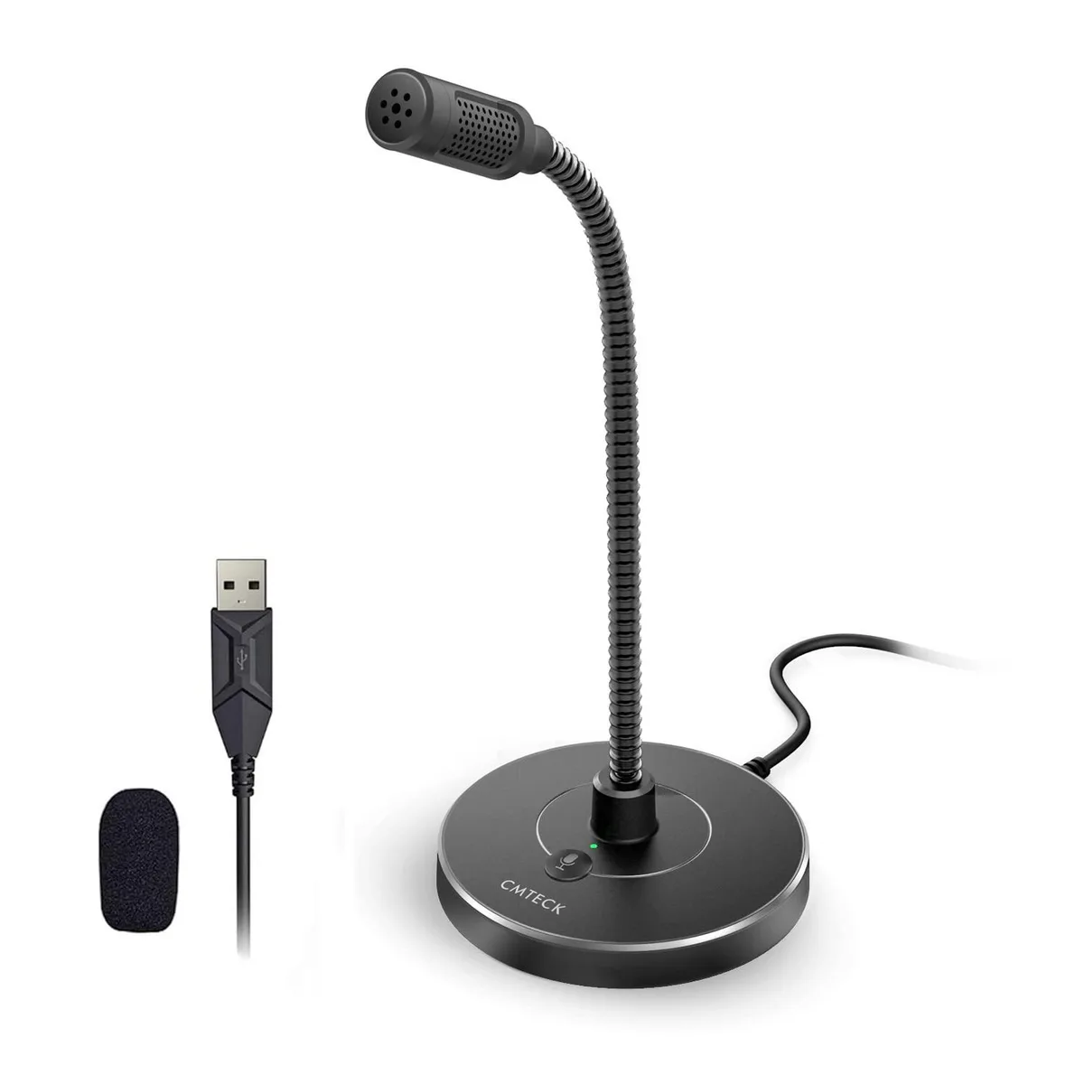  CMTECK G009 USB Microphone Unidirectional Mute 6.8x10.7x11.2cm — product photo