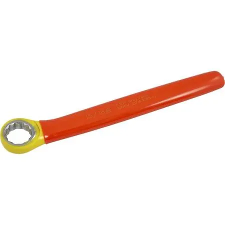 Gray Tools 15/16 inch 12 point insulated combination wrench with orange and yellow layers