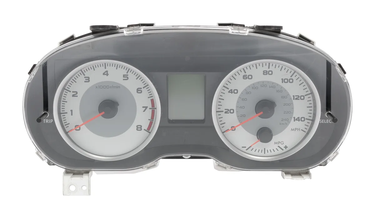 1 Factory Radio 1 Factory Radio 85012FJ510 Speedometer Gauge Cluster 2014 Subaru Impreza — product photo