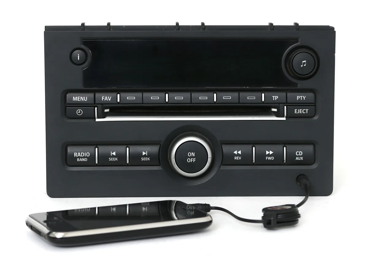 1 Factory Radio 1 Factory Radio 12774897 Receiver AM FM CD AUX 2007-2008 SAAB 9-3 — product photo