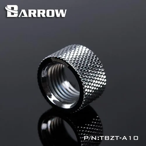 Barrow Mods Barrow Mods TBZT-A10-Silver G1/4" 10.5mm Female-Female Extension diy cooling — product photo