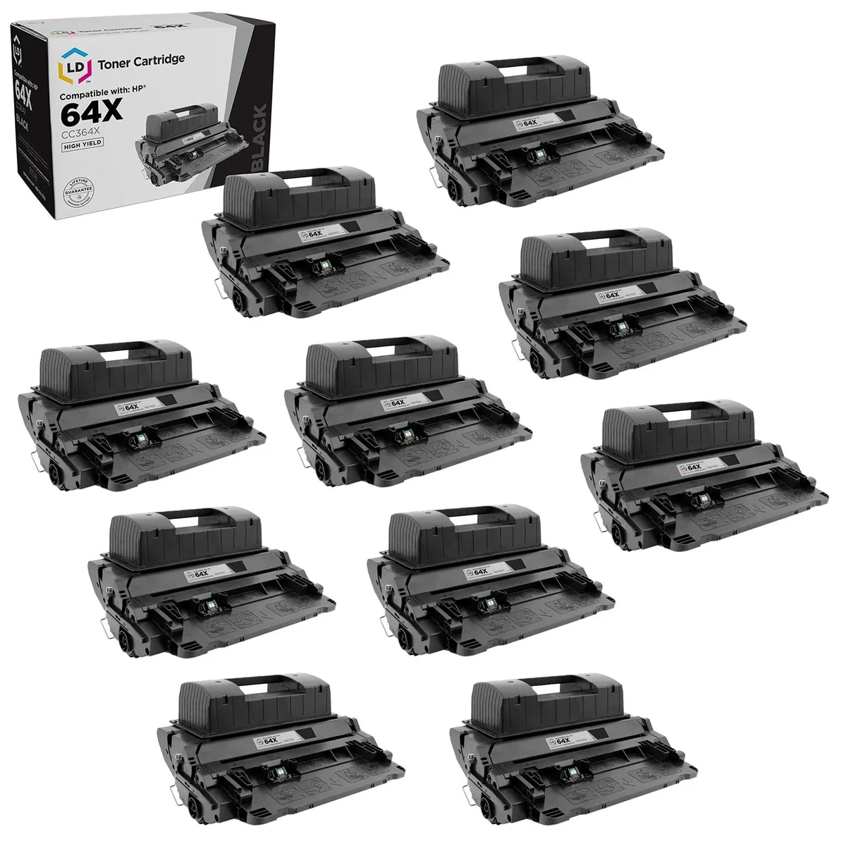 LD Products LD Products CC364X 64X Black Toner Cartridge 10 Pack — product photo
