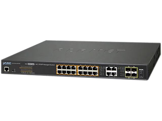 PLANET PLANET GS-4210-16UP4C 20-port Gigabit managed network switch — product photo