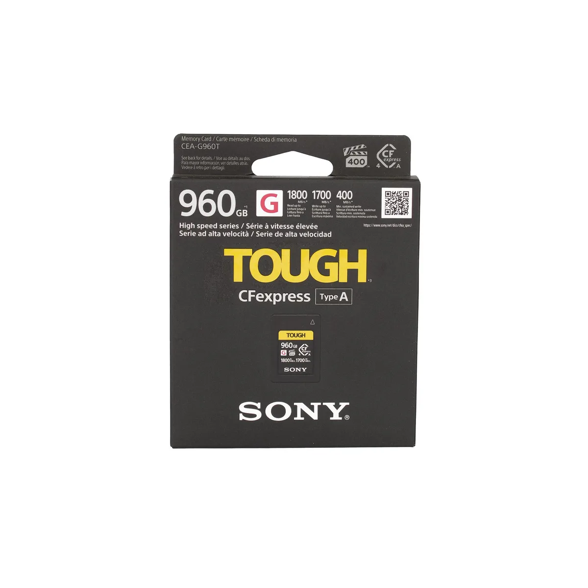 Sony Sony CEA-G960T CFexpress Type A 960GB memory card — product photo