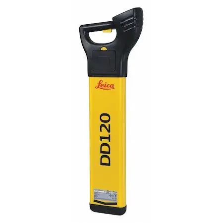 Black handheld locator with LED display, glass-filled nylon body