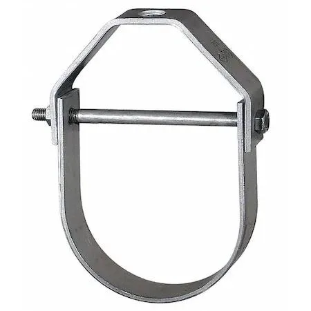 Anvil adjustable clevis hanger, plain steel, pipe size 4 in