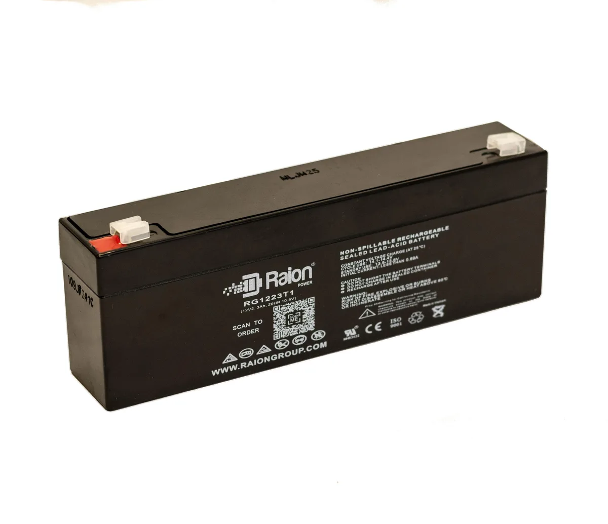 Raion Power Raion Power 12V 2.3Ah Battery for Albury Instruments Life Guard 80 — product photo