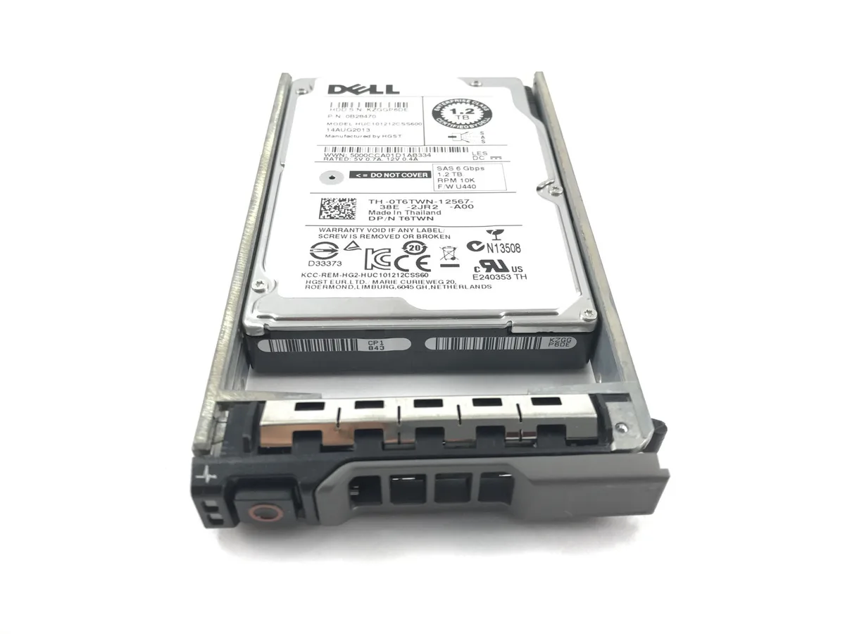 DELL DELL T6TWN 1.2TB 10K SAS 2.5" internal hard drive — product photo