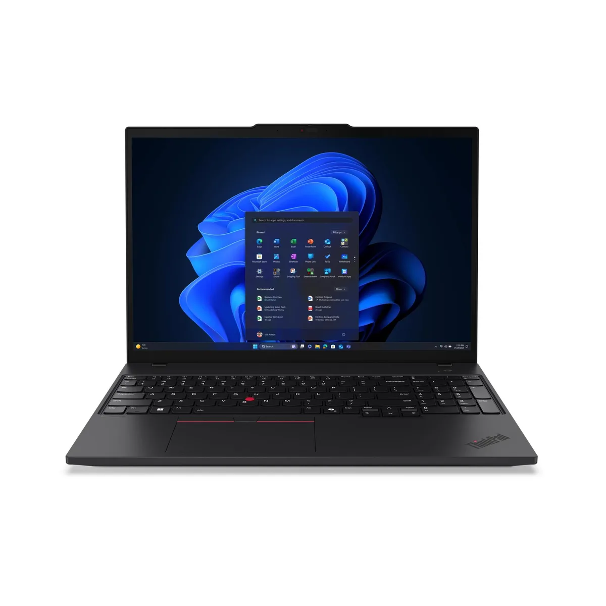 Lenovo Lenovo ThinkPad T16 Gen 4 laptop 32GB 2TB Core Ultra 7 258V 16 WUXGA — product photo