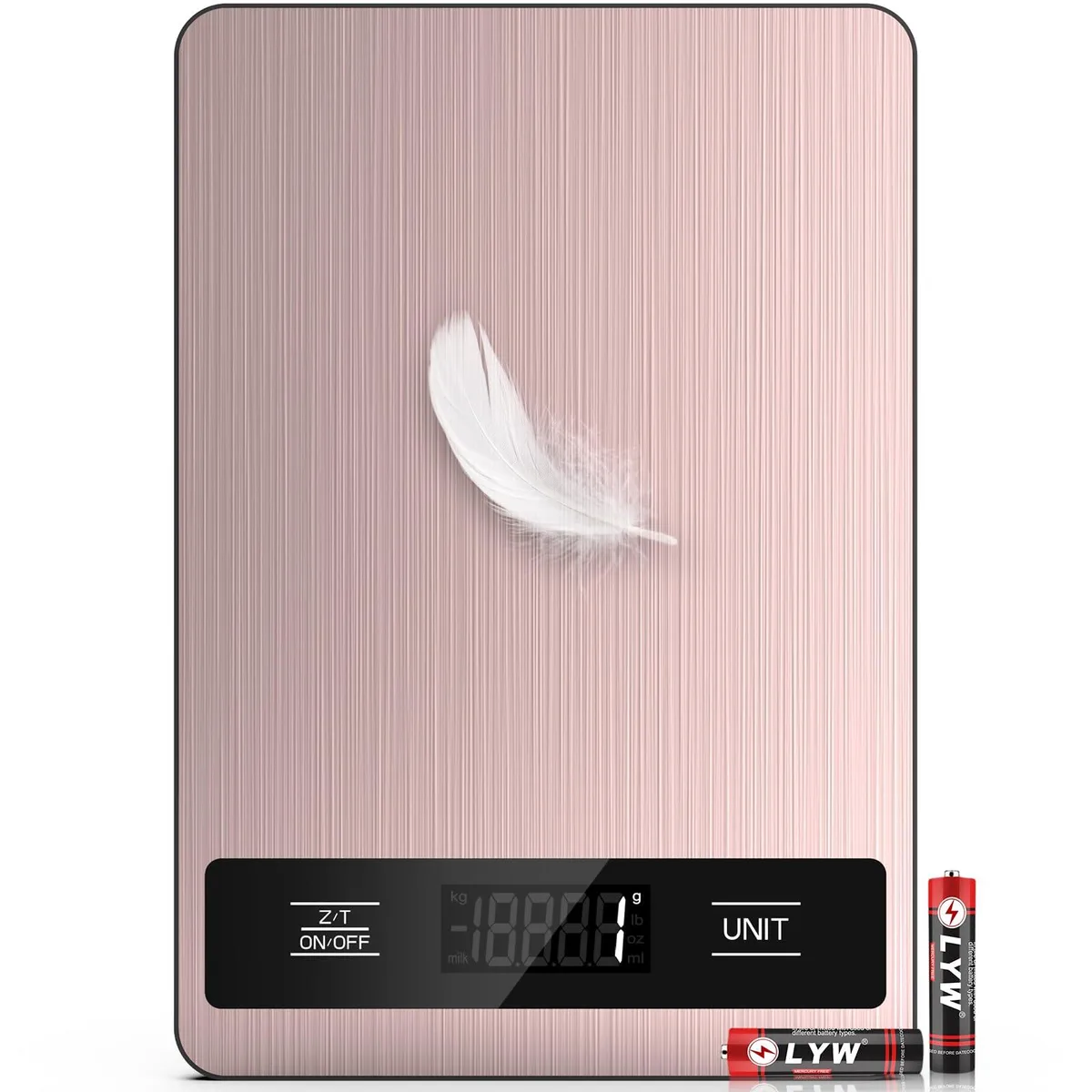  SUIDREAMS Digital Kitchen Scale 11lb 1g 0.1oz 6 Units Stainless Steel — product photo
