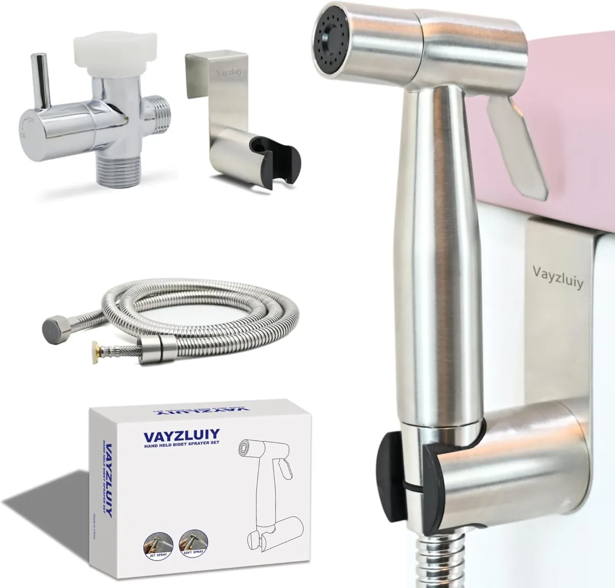 Vayzluiy FXQ201 Bath Faucet Black 304 Stainless Steel — product photo