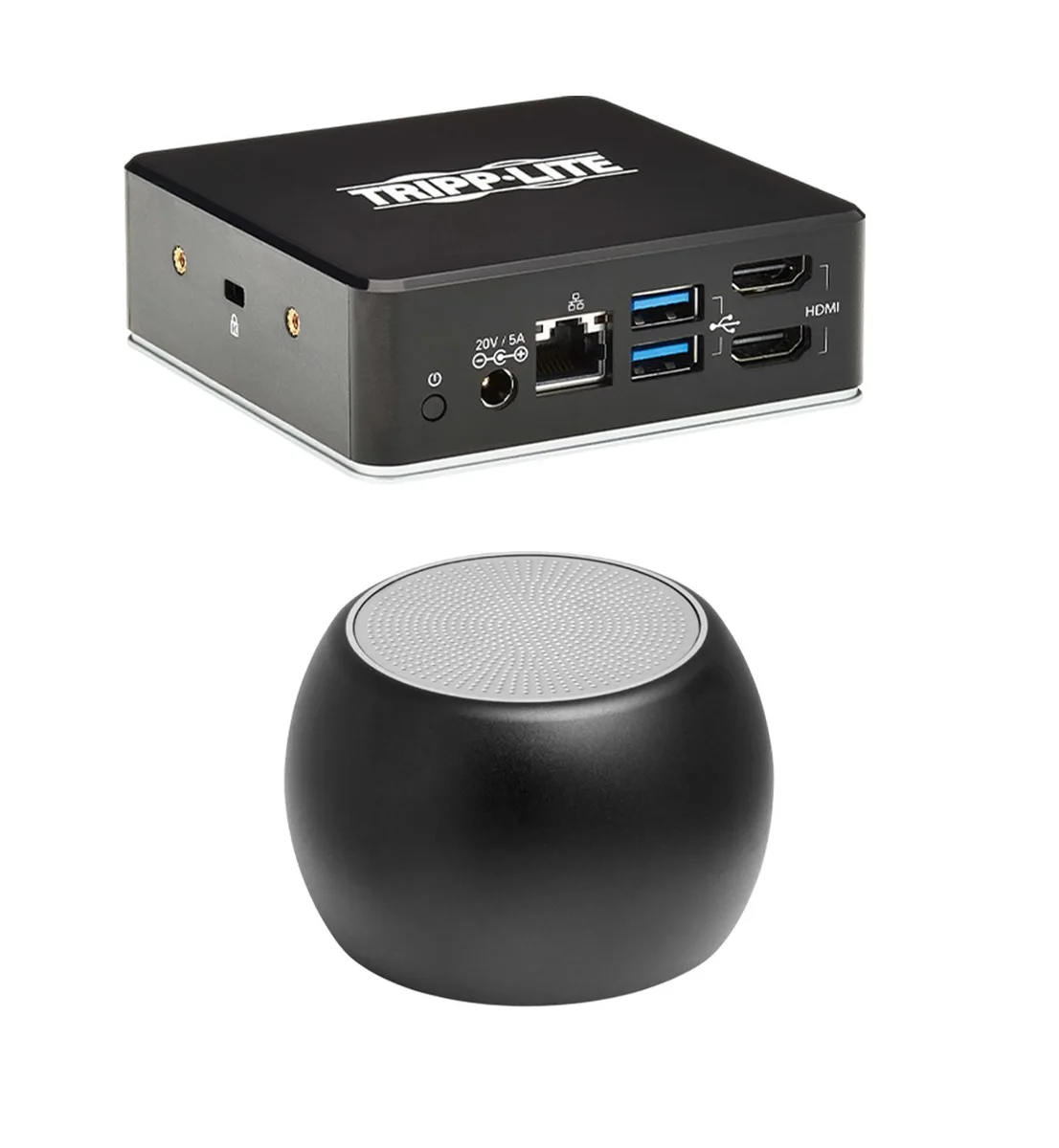 Tripp Lite Tripp Lite USB-C Dock 85W Dual HDMI 4K 60Hz + Boost U Speaker — product photo