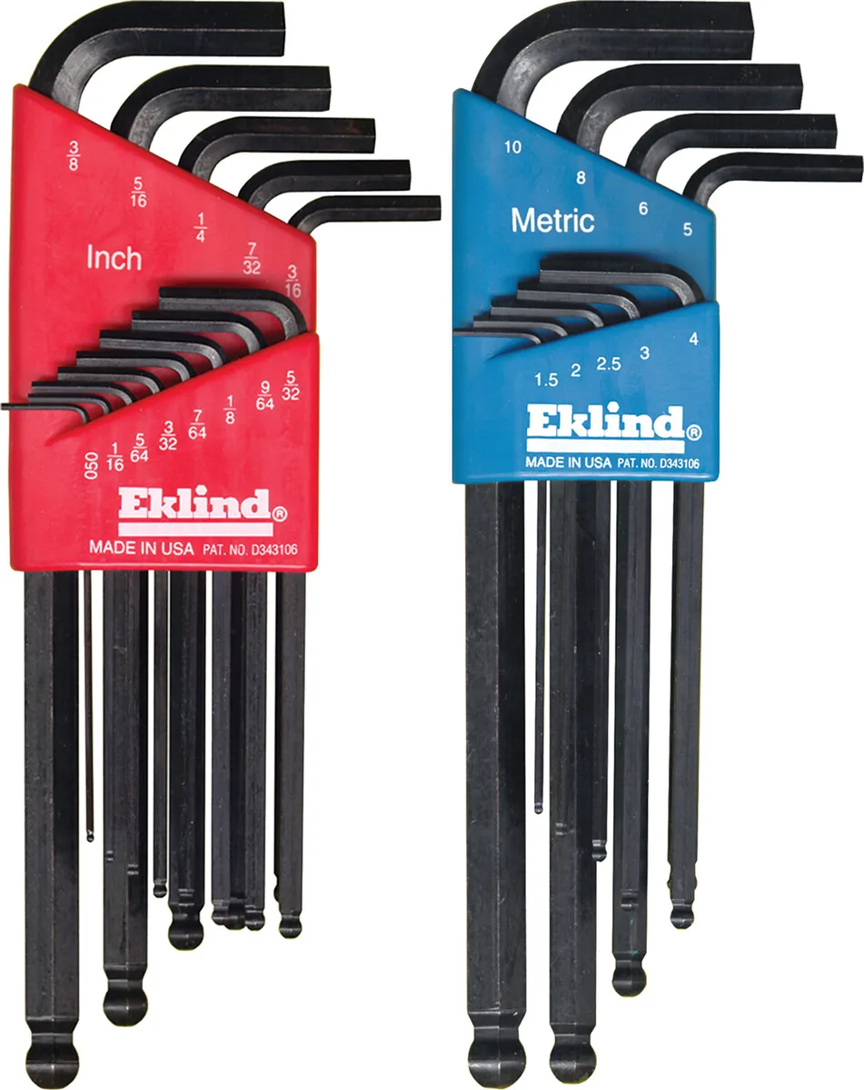 EKLIND TOOL COMPANY EKLIND TOOL COMPANY 13222 22 Piece Ball End Hex Key Set — product photo