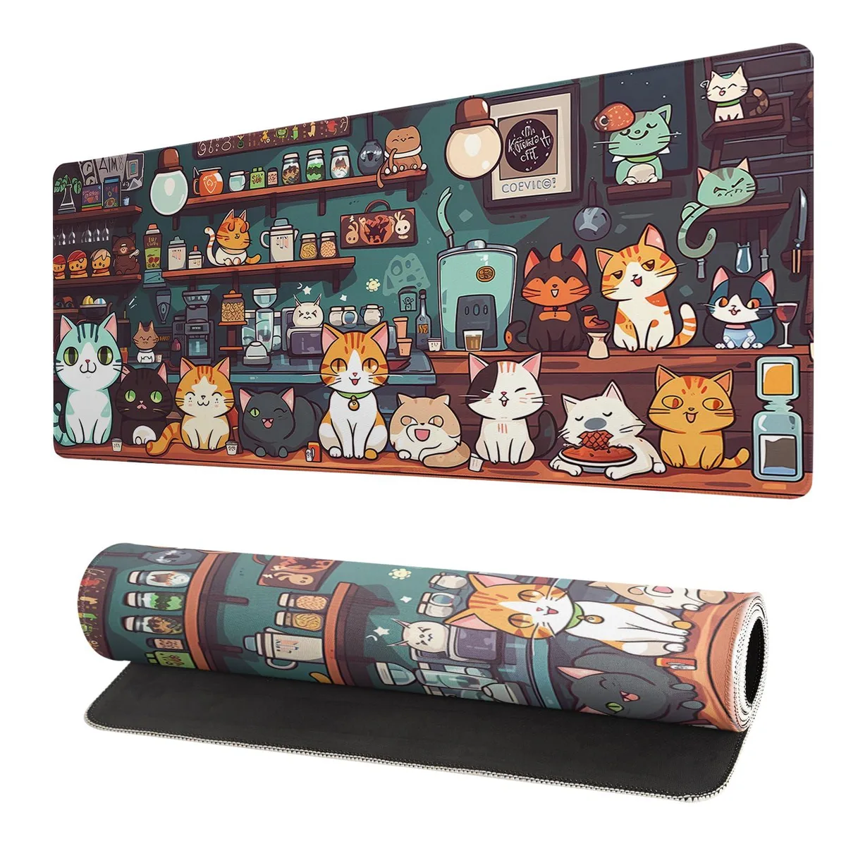 KEHIPI KEHIPI Cat Mouse Pad 31.5x11.8 Inch — product photo