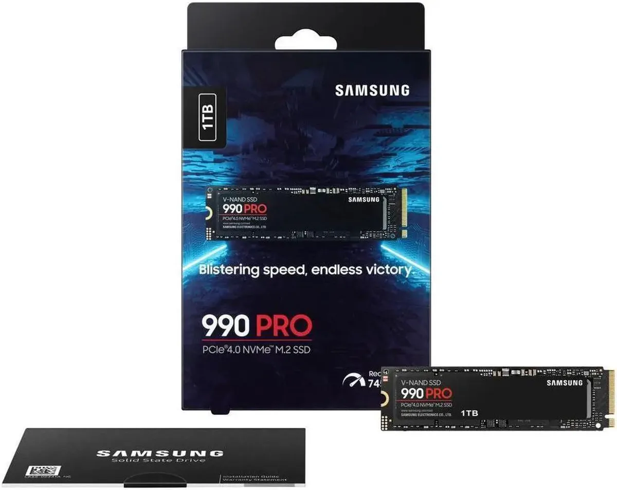 SAMSUNG SAMSUNG 990 PRO 1TB M.2 2280 PCIe 4.0 NVMe internal SSD — product photo