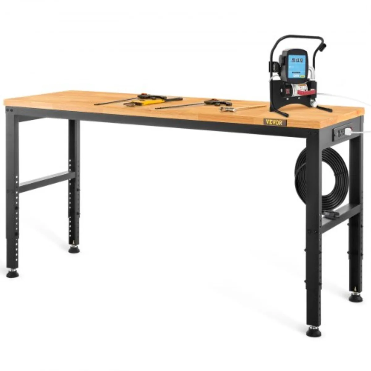 VEVOR VEVOR Adjustable Workbench M4820 48x20 in 2000 lbs 11 Heights Power Outlets — product photo