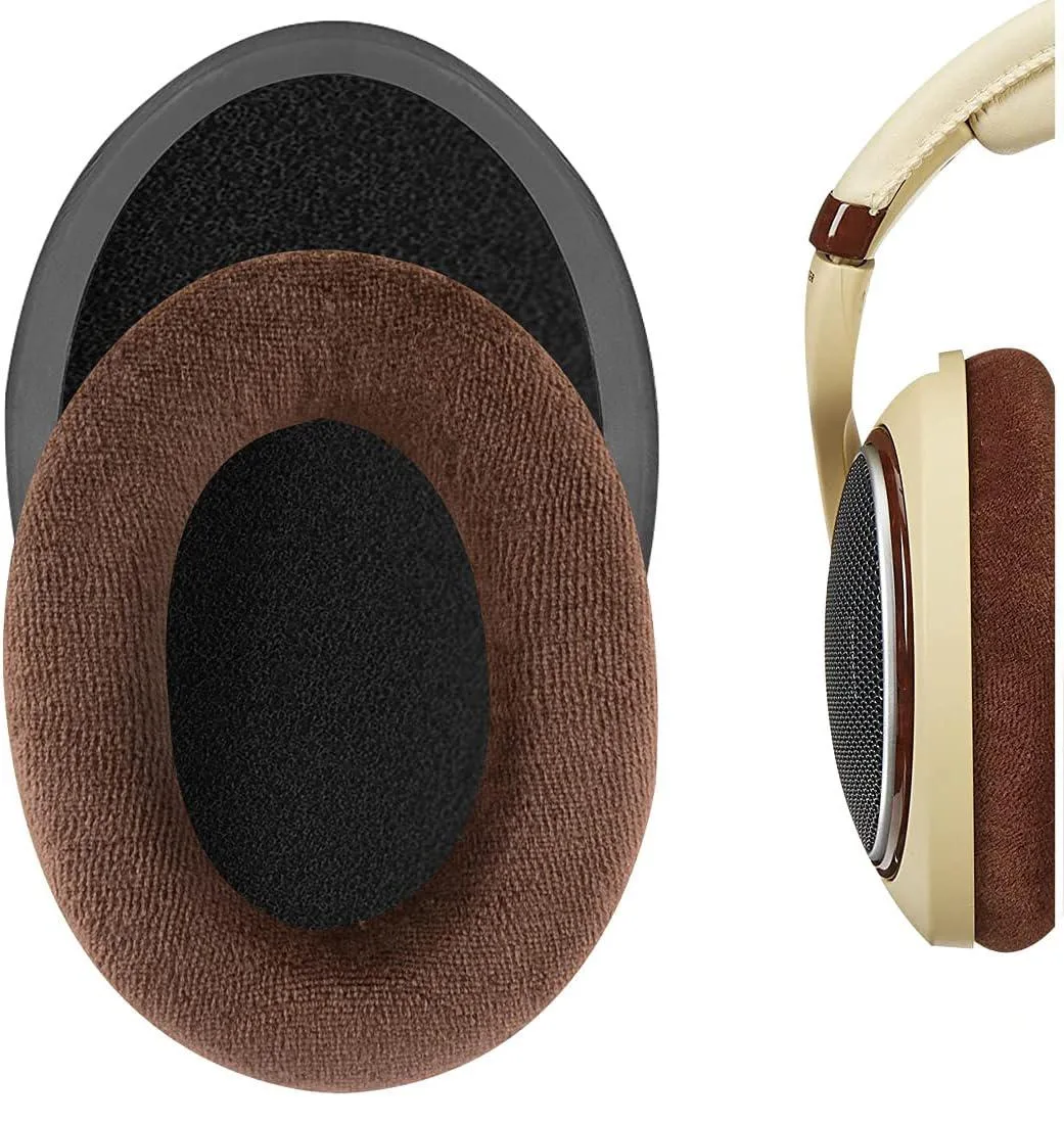 aibileec aibileec Comfort Velour Replacement Ear Pads (Brown) — product photo
