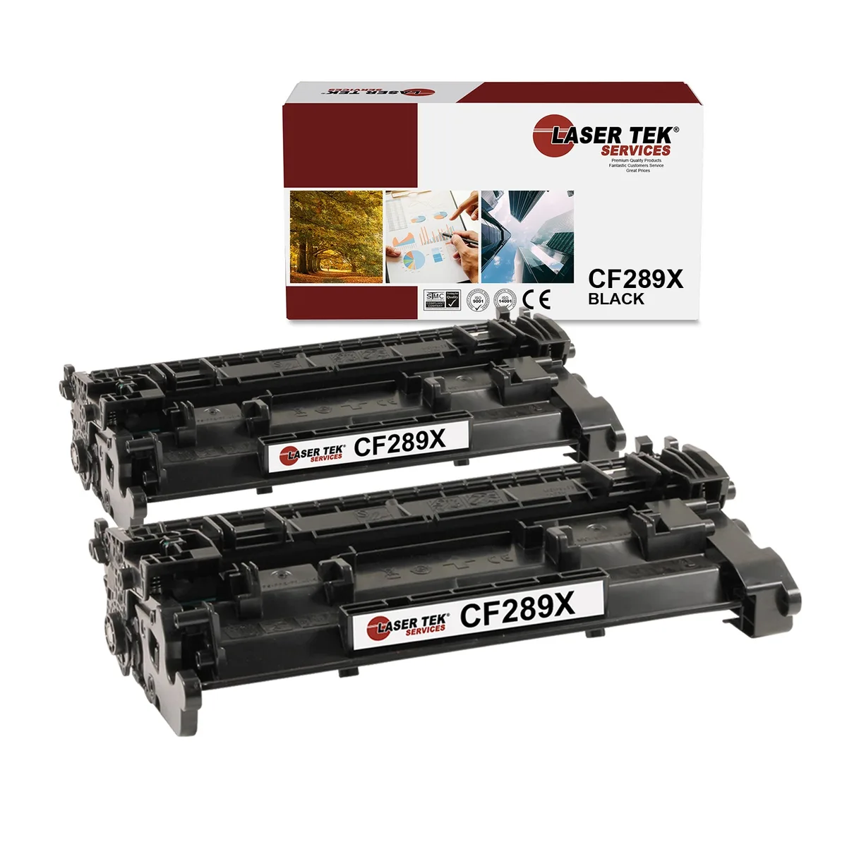 Laser Tek Services Laser Tek Services CF289X Compatible Black Toner Cartridge 2PK — product photo