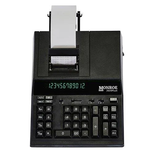 Monroe Monroe 2020PLXB Black Medium Duty Calculator — product photo